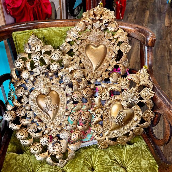 Cutout Sacred Heart Ornament