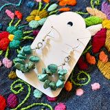 Handcrafted Turquoise Earrings by Gemstone Jackalope