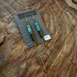 Turquoise Earrings by Heliotrope