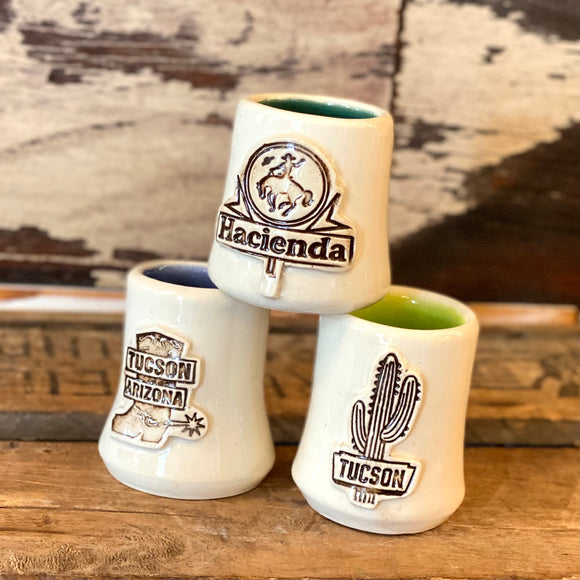 Tucson Shot Glass by Crooked Tree Ceramics