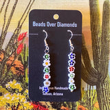 Flower Bead Earrings by Beads Over Diamonds