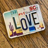 License Plate Signs by the Lost Highway Sign Company