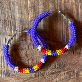Beaded Hoops by Beads Over Diamonds