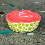 Polka Dot Pinch Pots by Mehgan on the Moon