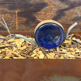 Reclaimed Glass Garden Snails by Bottle Rocket Design
