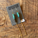 Turquoise Earrings by Heliotrope