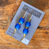 Glass & Pearl Earrings by Heliotrope