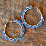 Beaded Hoops by Beads Over Diamonds