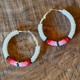 Beaded Hoops by Beads Over Diamonds