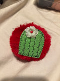 Fuzzy Pom Key Chains by Monster Booty Threads