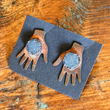 Gemstone Copper Earrings by Bohemian Behavior