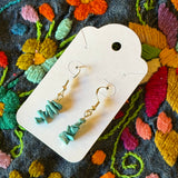 Handcrafted Turquoise Earrings by Gemstone Jackalope