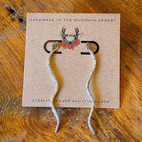 Snake Earrings by High and Dry