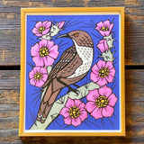 Framed Desert Bird Giclée Prints by Jenna Tomasello