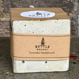 Soy Candle in Concrete Cube by Bottle Rocket Design