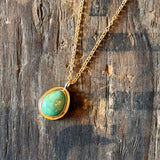 Dainty Turquoise Pendant by Lumenrose