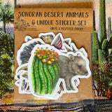 Sonoran Desert Critters Sticker Set by Aall Forms of Life