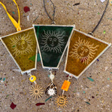 Desert Sun Etched Sun Catchers by Goodness Glass