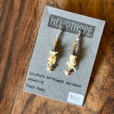 Bone Accent Earrings by Heliotrope
