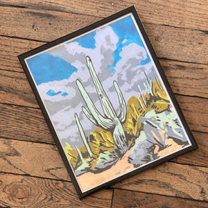 Framed Saguaro Giclée Prints by Jenna Tomasello*