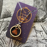 Cross-stitched Pendant Necklaces by The Stitching Hour