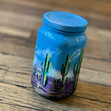 Hand-Painted Jar Landscapes by Isaac Lange