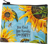 Bee Kind Zipper Wallet by Johnny Carrillo