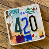 License Plate Signs by the Lost Highway Sign Company