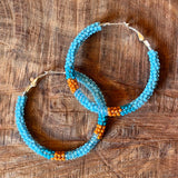 Beaded Hoops by Beads Over Diamonds