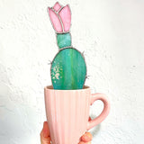 Stained Glass Cactus by Goodness Glass