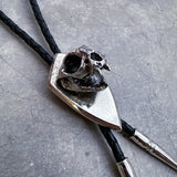 White Bronze & Silver Cast Bolo Ties by Heliotrope