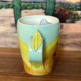 Monsoon Graffiti Mugs by Connected Earth Clay and Art Works*