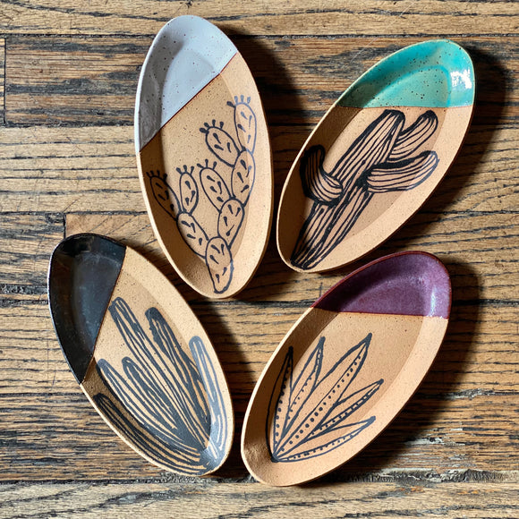 Cacti Trinket Dishes by Tough Kitty Designs