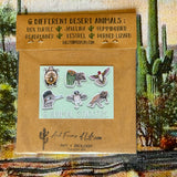 Sonoran Desert Critters Sticker Set by Aall Forms of Life
