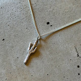Tiny Saguaro Necklace by Heliotrope
