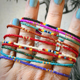 Single Strand Beaded Bracelets by Beads Over Diamonds