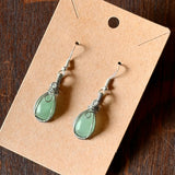 Handcrafted Cabochon Earrings by Gemstone Jackalope