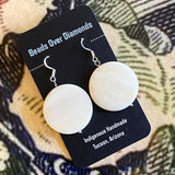 Mother of Pearl Earrings by Beads Over Diamonds