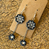Handmade Halloween Earrings by Gemstone Jackalope