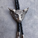 White Bronze & Silver Cast Bolo Ties by Heliotrope