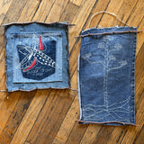 Reclaimed Denim Tapestries by Trasherella