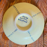 Monsoon Graffiti Dish by Connected Earth Clay and Art Works