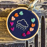 Hand Stitched Ornaments by Mehgan on the Moon
