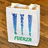 Fuerza Tote Bags by Alexclamation Ink