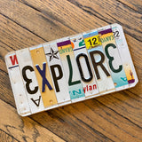 License Plate Signs by the Lost Highway Sign Company