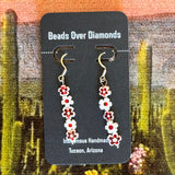 Flower Bead Earrings by Beads Over Diamonds