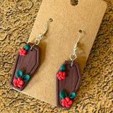 Handmade Halloween Earrings by Gemstone Jackalope