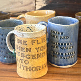 Crafting Resistance Mugs by Jess Braithwaite