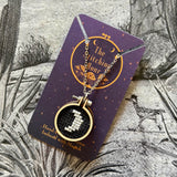 Cross-stitched Pendant Necklaces by The Stitching Hour