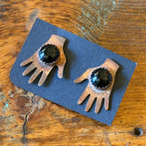 Gemstone Copper Earrings by Bohemian Behavior